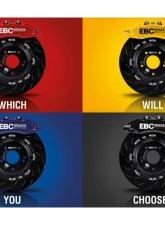 EBC Brakes Black Racing 6-Piston Apollo Big Brake Kit BMW M3 E46 2000-2006                                     - BBK045BLK-1 - Image 9